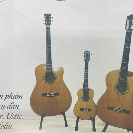 Bộ sản phẩm nhạc cụ đàn Guitar, Ustic, Mandolin