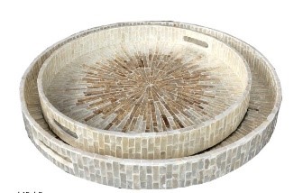 Khay gắn nguyên liệu tự nhiên