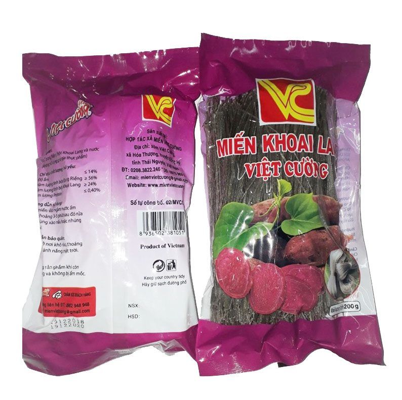 Miến Khoai Lang Việt Cường 200g