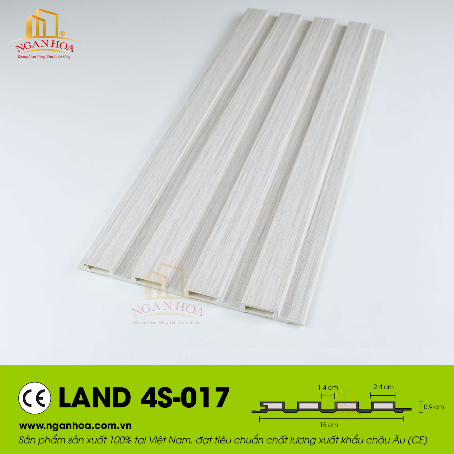 Tấm ốp lam sóng Land 4S - 017