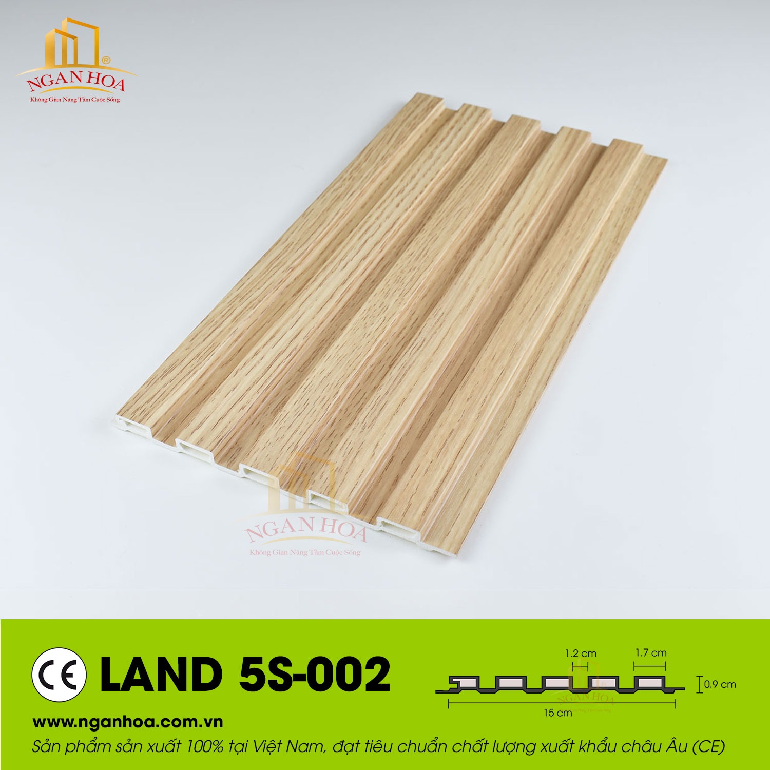 Tấm ốp lam sóng Land 5S - 002