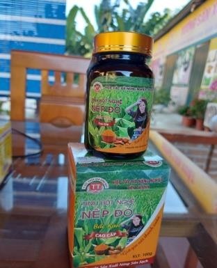 Tinh bột nếp đỏ Bắc Kạn cao cấp 100g