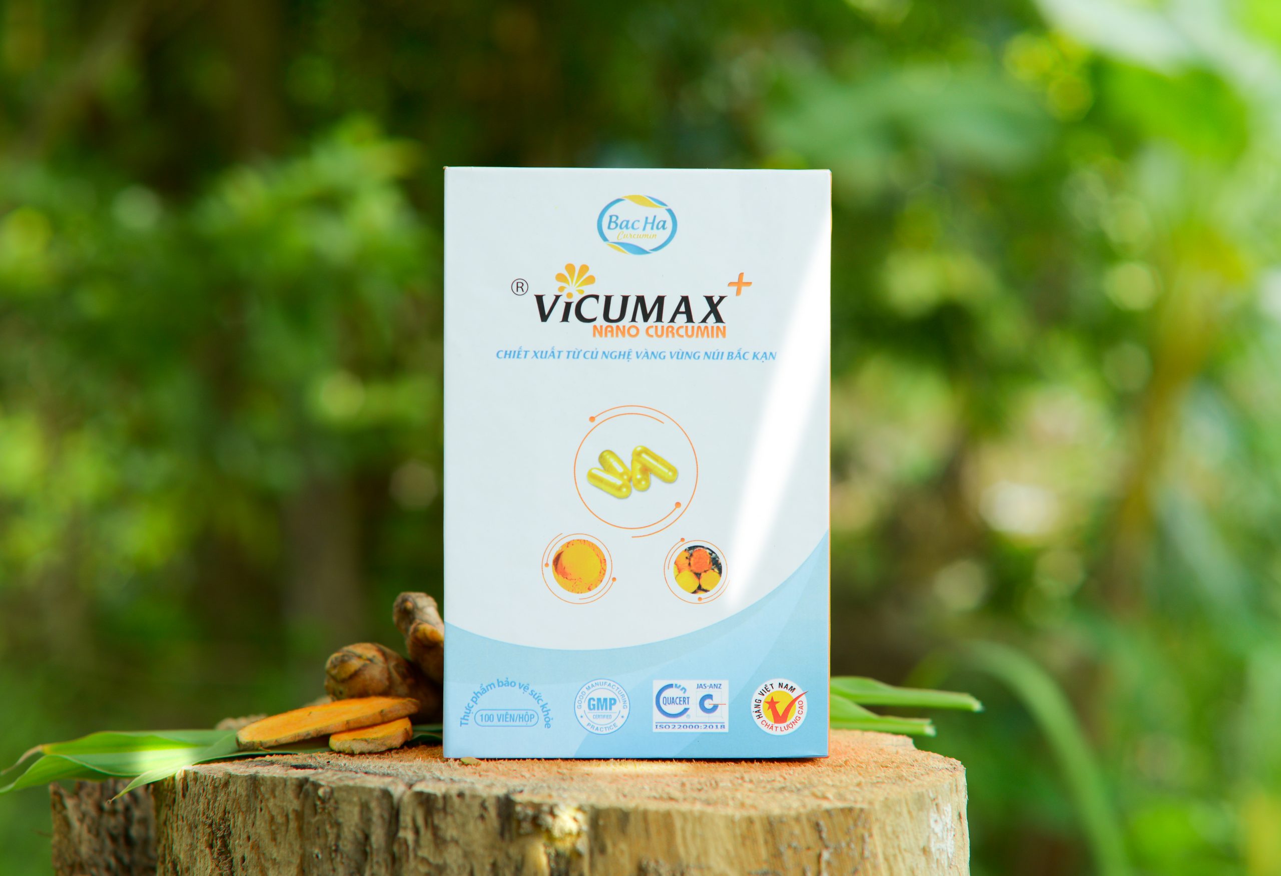 Thực phẩm bảo vệ sức khỏe Vicumax + Nano Curcumin (30 viên)