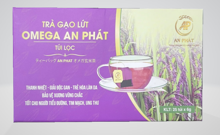 Trà gạo lứt Omega An Phát