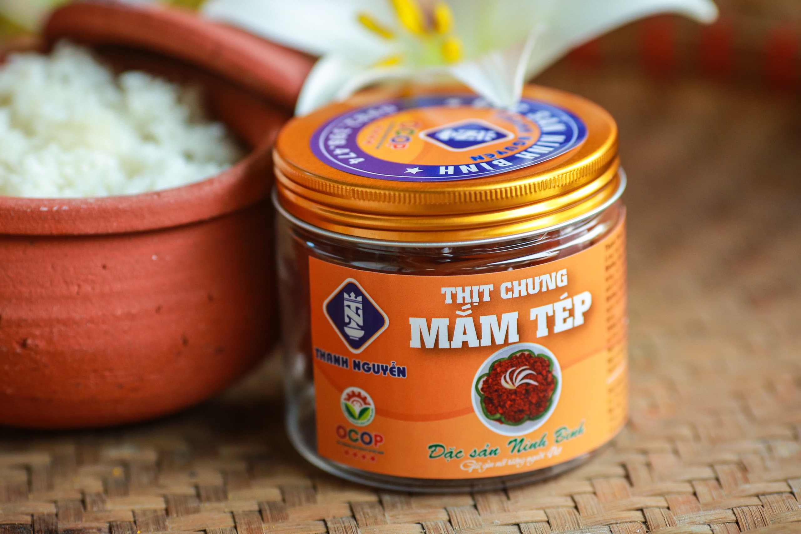 Thịt chưng mắm tép vị cay hũ 300gr